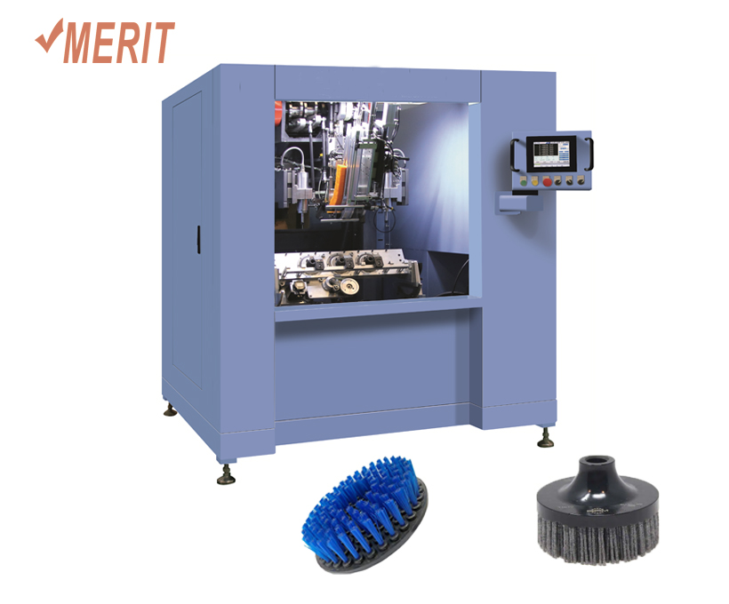 Merit Factory 5-axis CNC disc brush machine