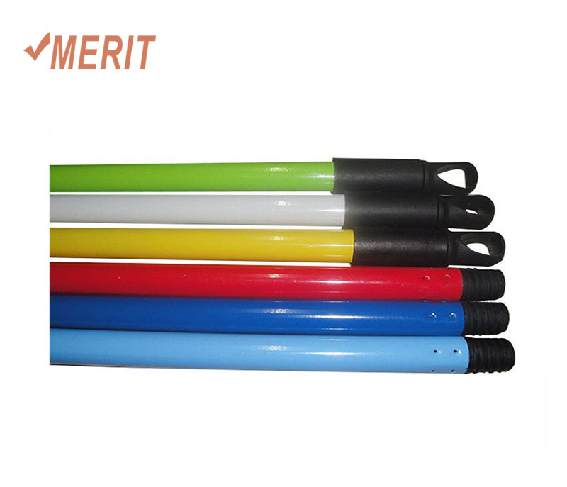 Metal telescopic broom and mop handles