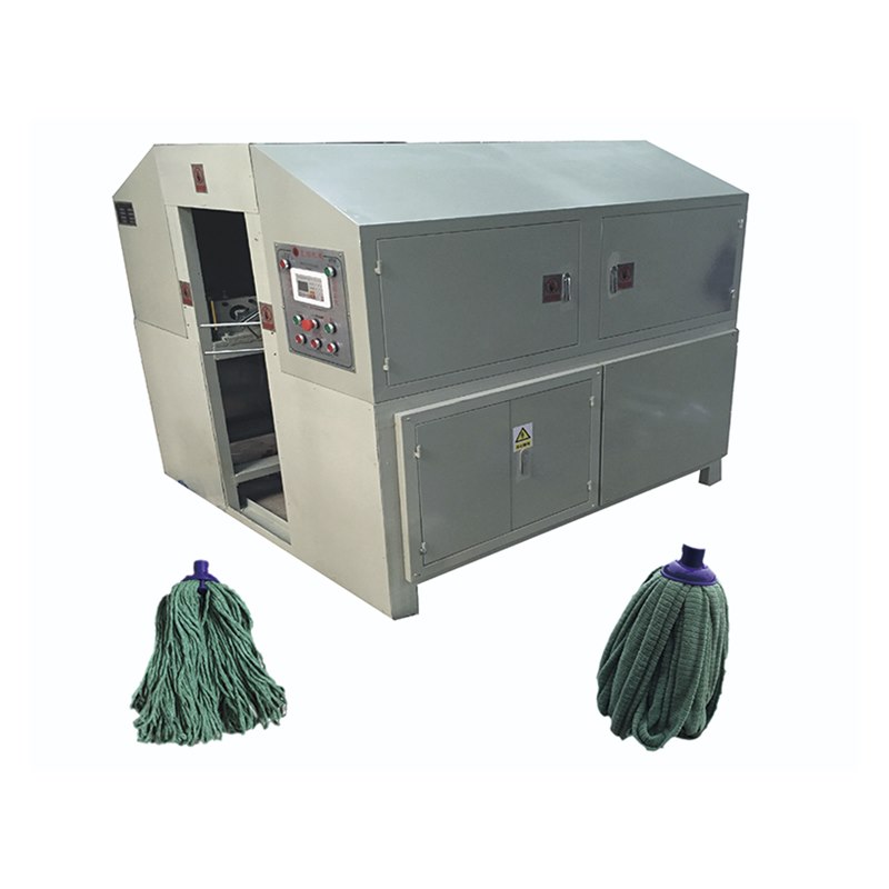 Industrial automatic cotton loop mop making machine