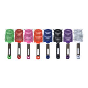 FT01 Large Curved Nylon-Pin Detangling Brush - FT01 image 1