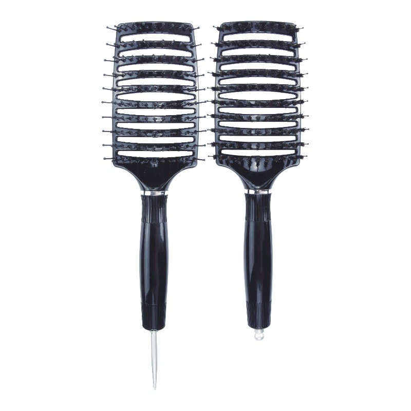 FT04 Split Curved Detangling Brush - FT04 image 1
