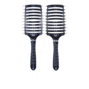 FT06 Curved Nylon or Boar-Bristle Hair Brush - FT06 image 1