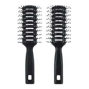 P2047 Nylon-Pin and Bristle Paddle Hair Brush - P2047 image 1