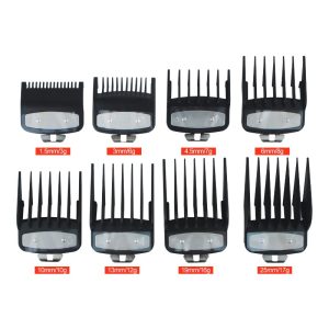 GX008 Eight-Piece Clipper Guard Comb Set - GX008 image 1
