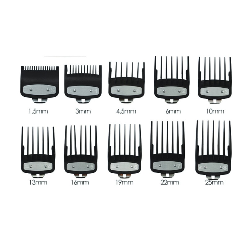 GX010 Ten-Piece Clipper Guard Comb Set - GX010 image 1