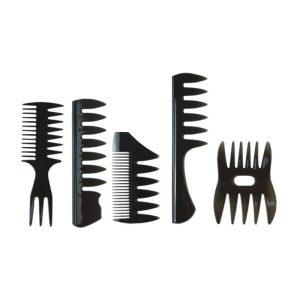 YT001–YT005 Vintage Barber Styling Comb Set – YT001–YT005 image 1