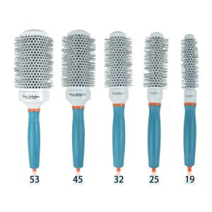 L02 Blue and Light Brown-Gray Round Brush Series - L02 image 1