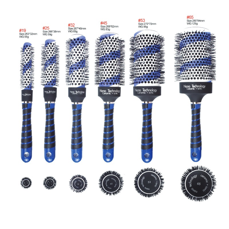 L06 Blue Round Brush Series - L06 image 1
