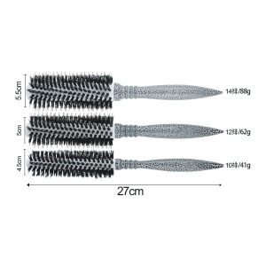 G002 Crackle-Finish Aluminum Barrel Round Brush Series - G002 image 1