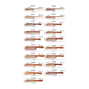 No. 801–9029C 2 mm Bakelite Styling Comb Series - No. 801–9029C image 1