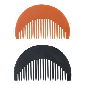 Half-Round Bakelite Pocket Comb - Half-Round image 1