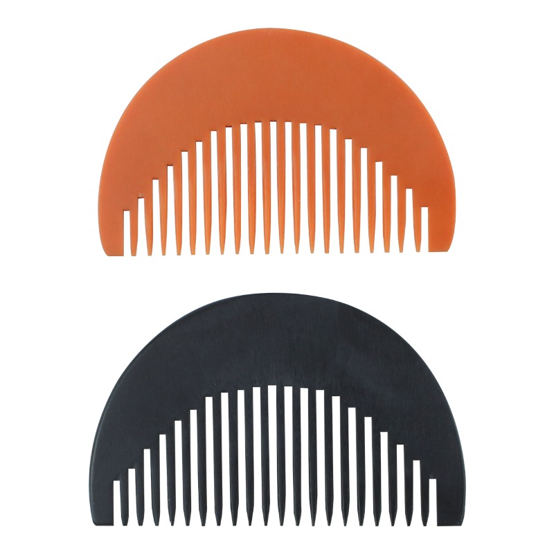 Half-Round Bakelite Pocket Comb - Half-Round image 1