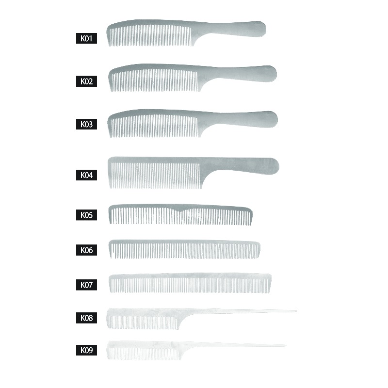 K01–K09 Titanium Steel Comb Series - K01–K09 image 1