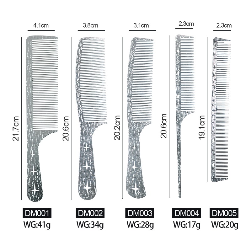 DM001–DM005 Electropolished Steel Comb Series - DM001–DM005 image 1