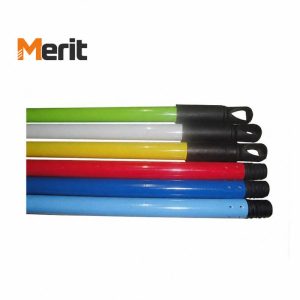Metal telescopic handle for brooms and mops