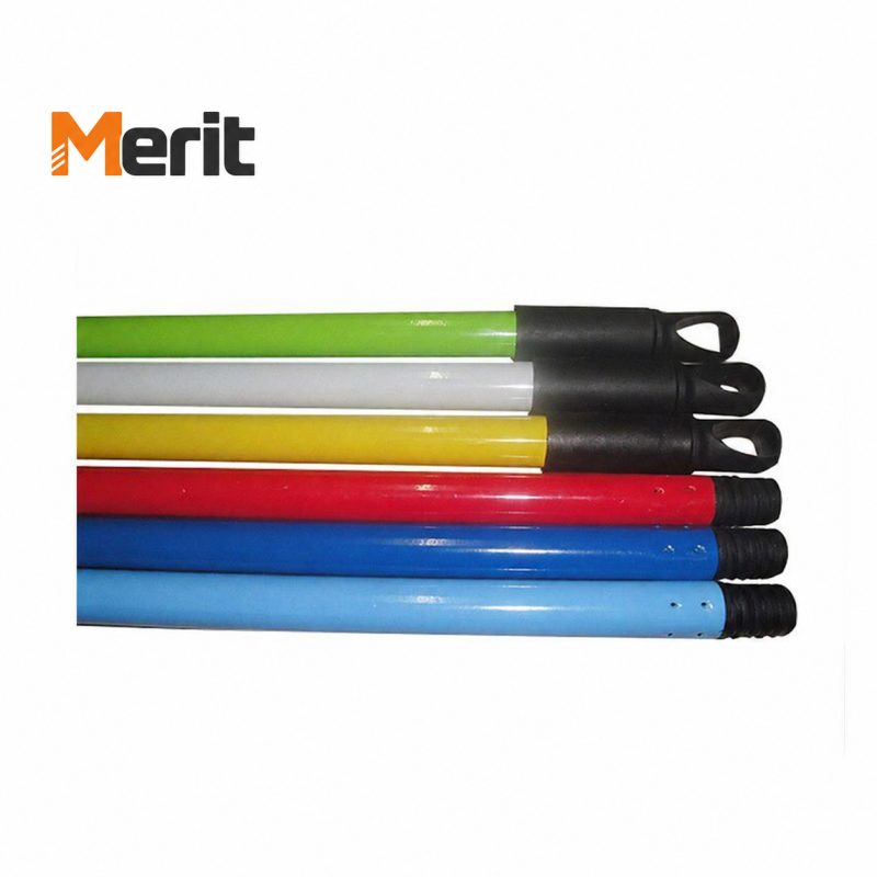Metal telescopic broom and mop handles